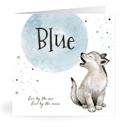 Geboortekaartje naam Blue j4
