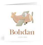 Geboortekaartje naam Bohdan j1