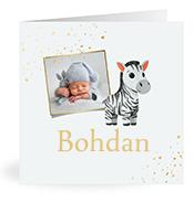 Geboortekaartje naam Bohdan j2