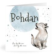 Geboortekaartje naam Bohdan j4