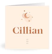 Geboortekaartje naam Cillian m1