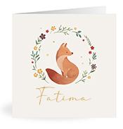 Geboortekaartje naam Fatima m4