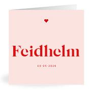 Geboortekaartje naam Feidhelm m3