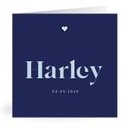 Geboortekaartje naam Harley j3