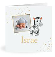 Geboortekaartje naam Israe j2