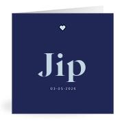 Geboortekaartje naam Jip j3
