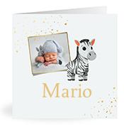 Geboortekaartje naam Mario j2