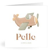 Geboortekaartje naam Pelle j1