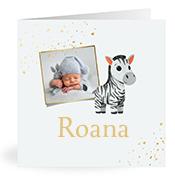 Geboortekaartje naam Roana j2