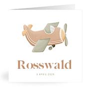 Geboortekaartje naam Rosswald j1