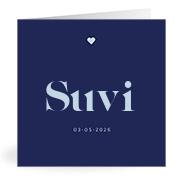 Geboortekaartje naam Suvi j3
