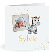Geboortekaartje naam Sylvie j2